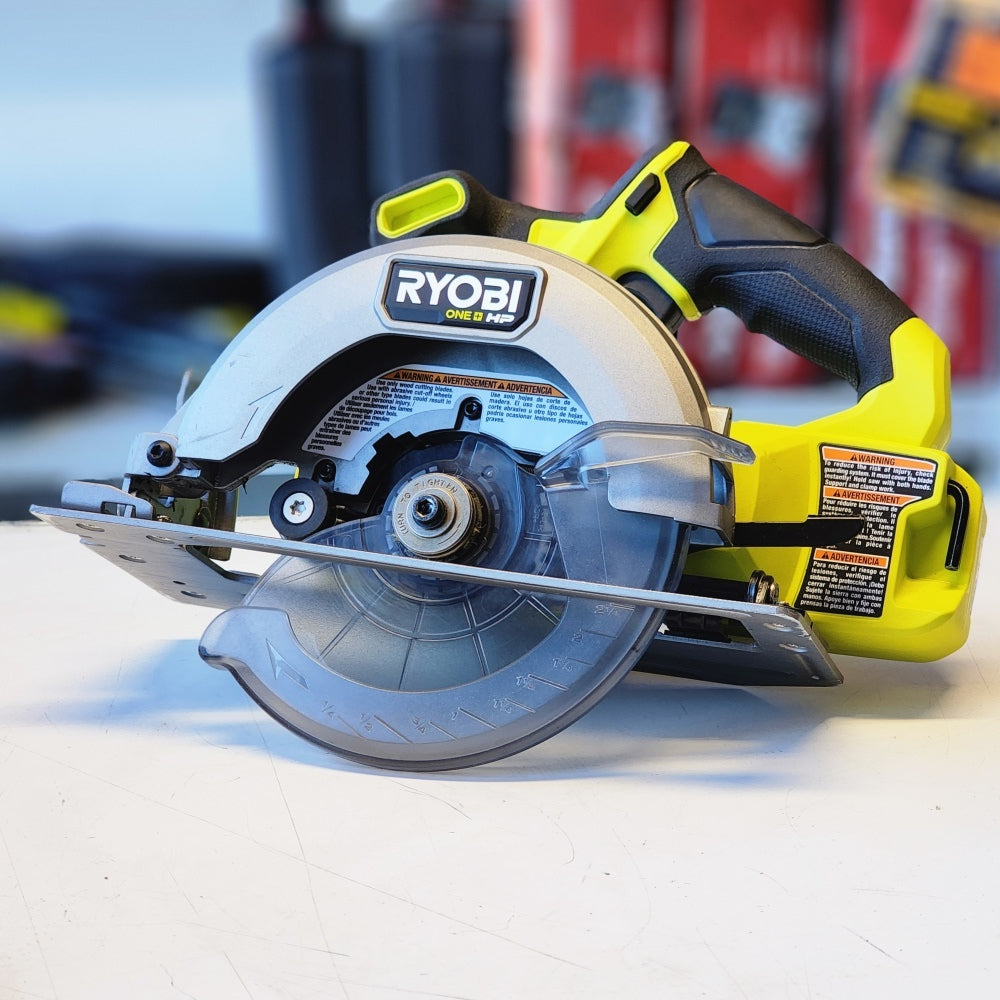 One + HP 18V Brushless Cordless Compact 6-1/2 in. Circular Saw One + HP 18V Brushless Cordless Compact 6-1/2 in. Circular Saw
